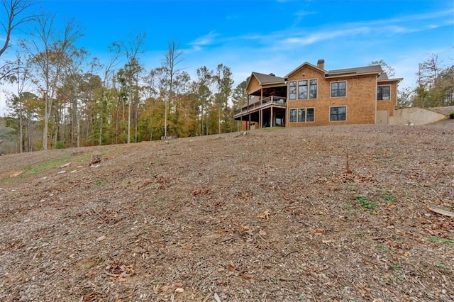 view of back of property