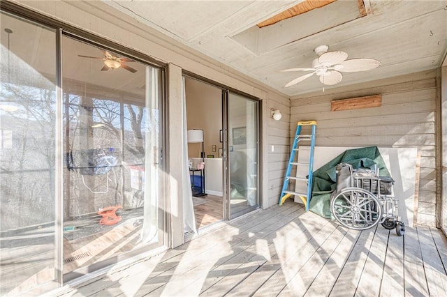 200 Villa Rd Unit 103, Jasper, GA 30143 - wooden terrace featuring a ceiling fan