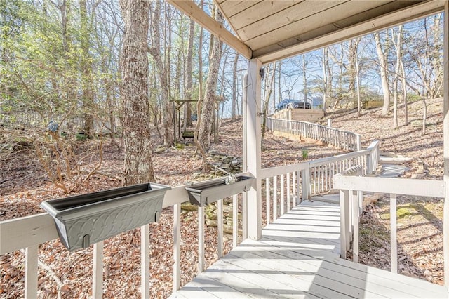 200 Villa Rd Unit 103, Jasper, GA 30143 - view of wooden terrace