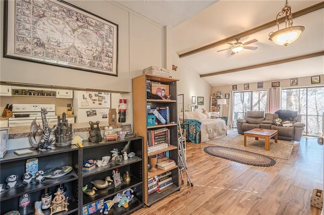 200 Villa Rd Unit 103, Jasper, GA 30143 - living room featuring a ceiling fan and wood finished floors