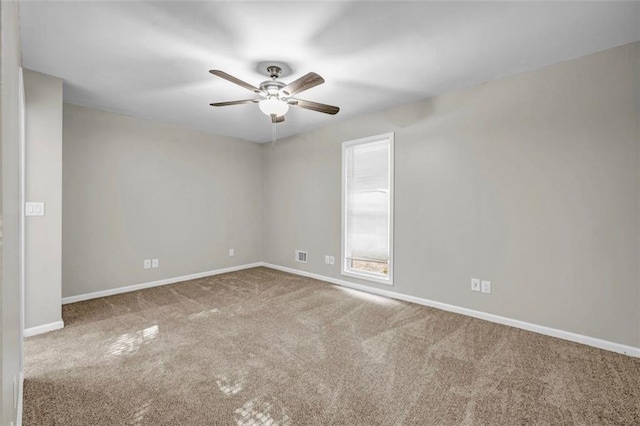 3927 Airline Rd, Mcdonough, GA 30252 - unfurnished room with carpet, a ceiling fan, and baseboards