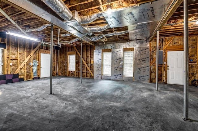 3927 Airline Rd, Mcdonough, GA 30252 - basement featuring electric panel and plenty of natural light