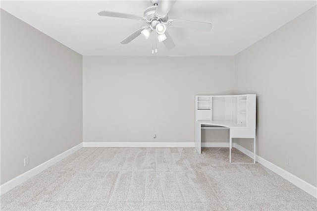 765 Houston Mill Rd NE Unit 7, Atlanta, GA 30329 - unfurnished bedroom with carpet flooring, baseboards, and a ceiling fan