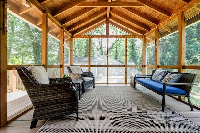 2985 Westbury Dr, Decatur, GA 30033 - sunroom / solarium with an outdoor hangout area and lofted ceiling
