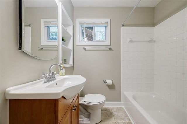 2985 Westbury Dr, Decatur, GA 30033 - bathroom featuring plenty of natural light, toilet, baseboards, and vanity