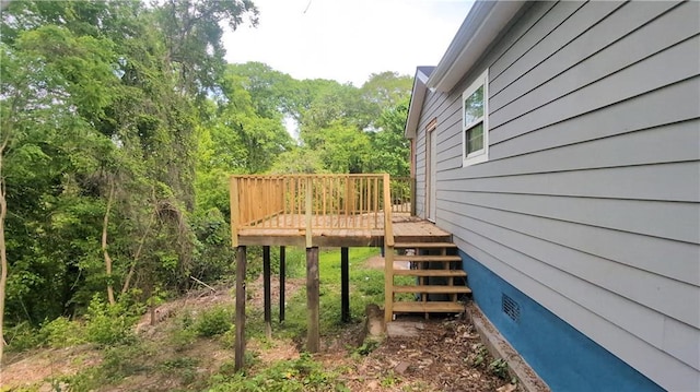 1285 N Ave NW, Atlanta, GA 30318 - view of yard with a wooden deck and stairs