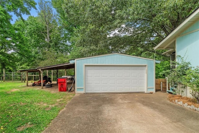 8669 Davis St, Braselton, GA 30517 - garage with a detached garage