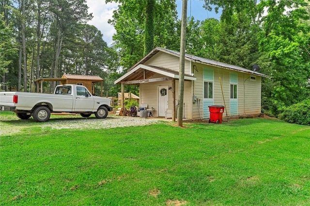 8669 Davis St, Braselton, GA 30517 - view of home's exterior featuring a yard