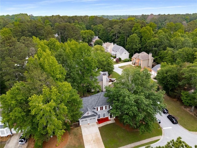 3285 Country Walk Dr, Powder Springs, GA 30127 - view from above of property featuring a forest