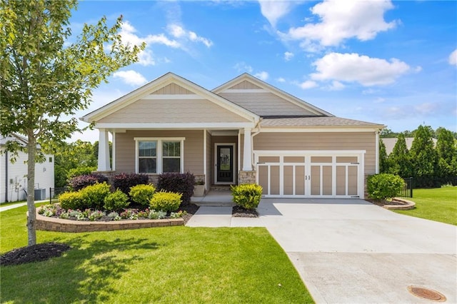508 Windy Ridge Ct, Canton, GA 30114 - craftsman inspired home featuring a garage, concrete driveway, and a front lawn