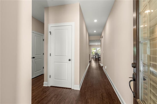 508 Windy Ridge Ct, Canton, GA 30114 - hallway featuring wood finished floors and recessed lighting