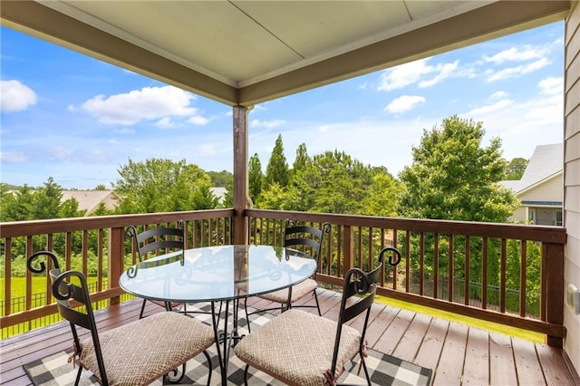 508 Windy Ridge Ct, Canton, GA 30114 - wooden deck with outdoor dining space