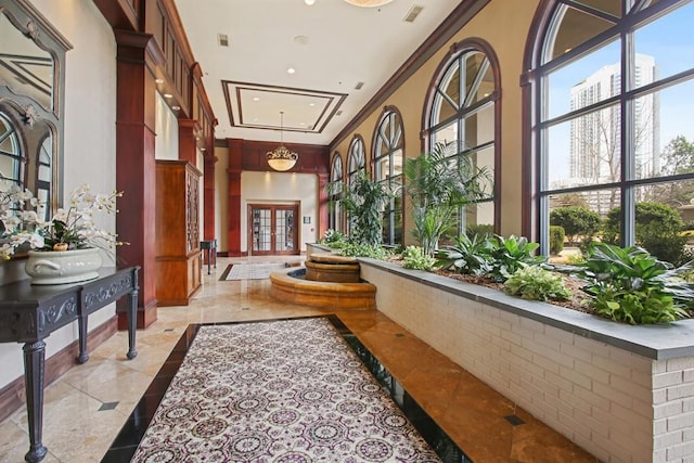 3334 Peachtree Rd NE Unit 101, Atlanta, GA 30326 - community lobby featuring a towering ceiling