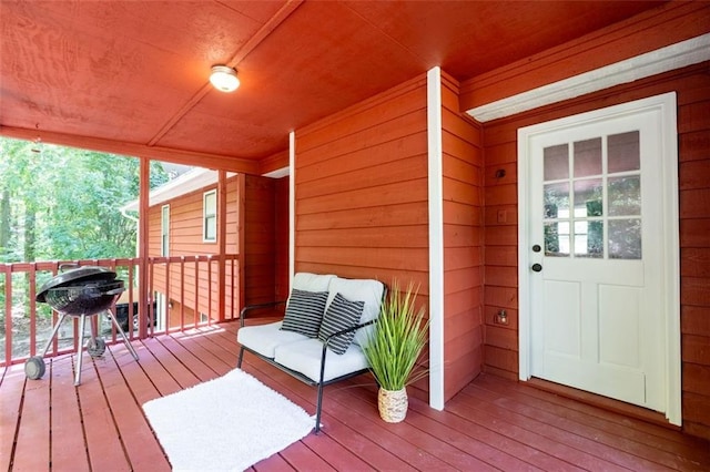 4771 N Springs Rd NW, Kennesaw, GA 30144 - wooden deck featuring a grill