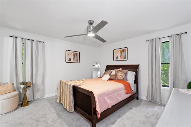 4771 N Springs Rd NW, Kennesaw, GA 30144 - carpeted bedroom featuring baseboards and a ceiling fan