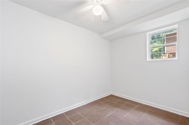 4771 N Springs Rd NW, Kennesaw, GA 30144 - unfurnished room with baseboards and a ceiling fan