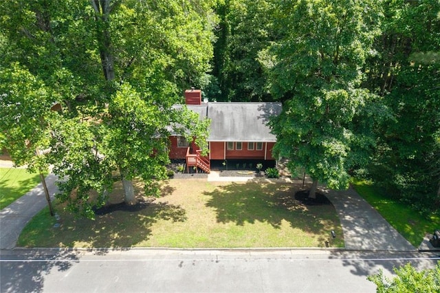 4771 N Springs Rd NW, Kennesaw, GA 30144 - view of green lawn featuring stairs