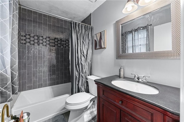 3778 Berdon Ln, Decatur, GA 30034 - full bath with vanity, shower / bath combo with shower curtain, and toilet