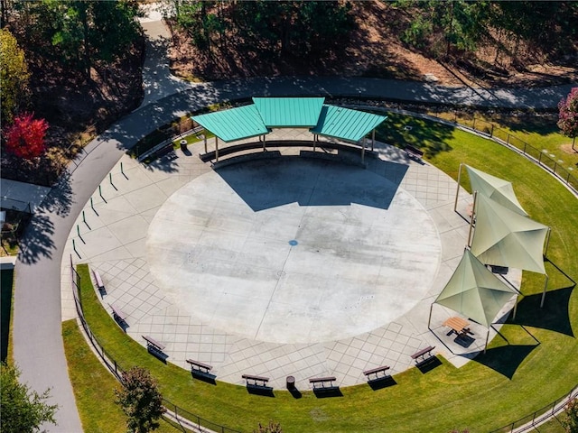 aerial view