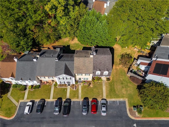 bird's eye view featuring a residential view