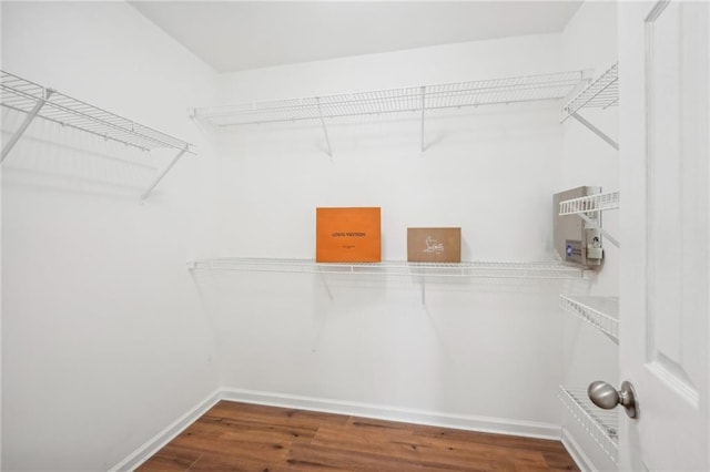 718 Surrey Park Pl SE, Smyrna, GA 30082 - walk in closet with hardwood / wood-style floors