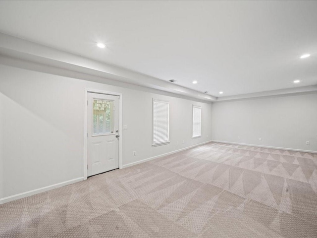 740 Orchard Ct, Atlanta, GA 30328 - carpeted empty room with recessed lighting and baseboards