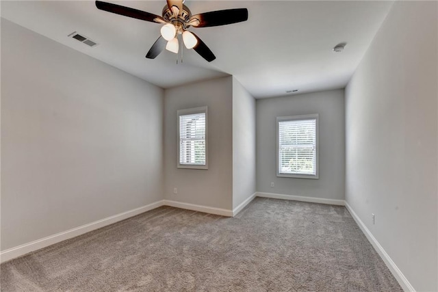 6270 Bracken Brown Dr, Alpharetta, GA 30004 - carpeted spare room with a smoke detector and a ceiling fan