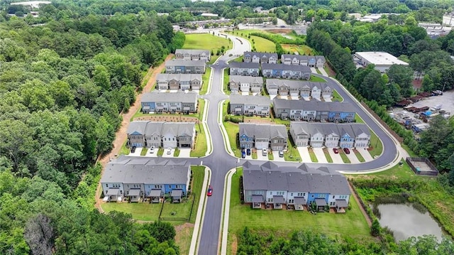 6270 Bracken Brown Dr, Alpharetta, GA 30004 - aerial perspective of suburban area featuring a nearby body of water