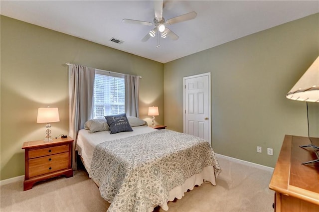 1901 Paper Birch Cv, Grayson, GA 30017 - bedroom with light colored carpet, baseboards, and ceiling fan