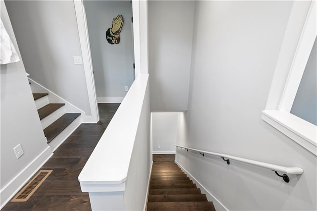 1331 Iverson St NE Unit A, Atlanta, GA 30307 - staircase featuring wood finished floors and baseboards