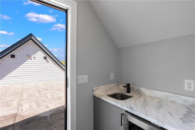 1331 Iverson St NE Unit A, Atlanta, GA 30307 - laundry area with a sink and wine cooler