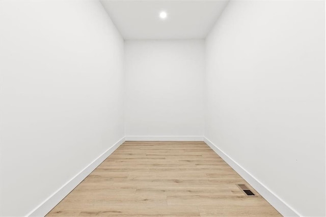 interior space with light wood-type flooring