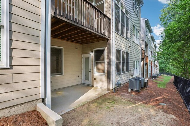1215 Comet View Trl SE, Smyrna, GA 30082 - exterior space with a patio and cooling unit