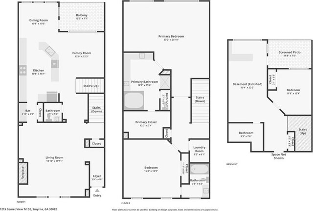1215 Comet View Trl SE, Smyrna, GA 30082 - view of layout