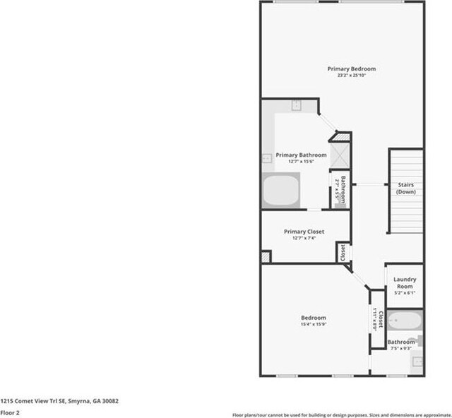 1215 Comet View Trl SE, Smyrna, GA 30082 - plan