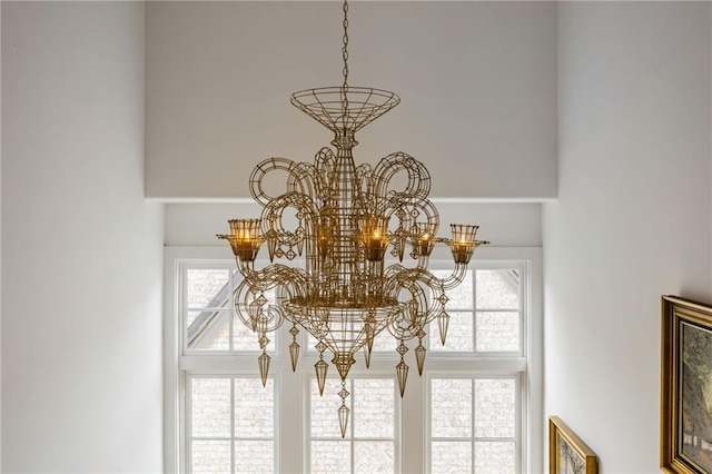 11277 Serenbe Ln, Chattahoochee Hills, GA 30268 - detailed view of a chandelier