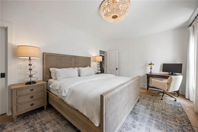 11277 Serenbe Ln, Chattahoochee Hills, GA 30268 - bedroom featuring a chandelier