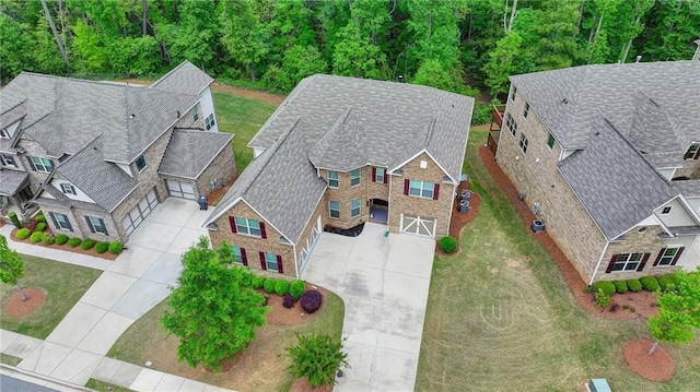 birds eye view of property featuring a residential view