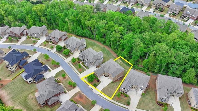 drone / aerial view featuring a residential view