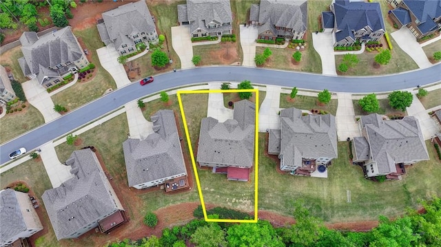 birds eye view of property featuring a residential view