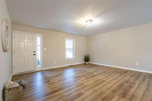 9 Woodberry Dr SE, Silver Creek, GA 30173 - foyer entrance with wood finished floors and baseboards