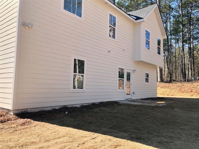 view of rear view of property