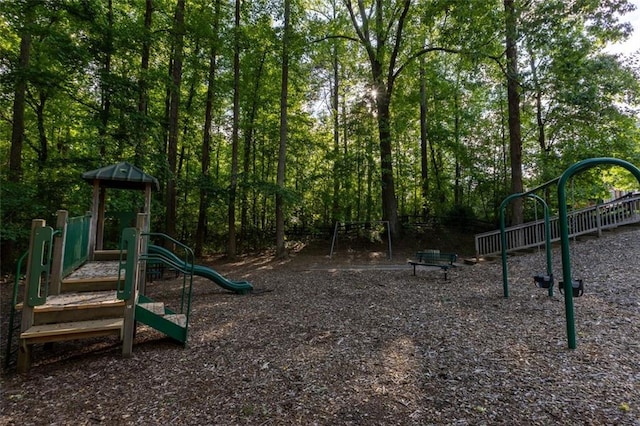 view of communal playground