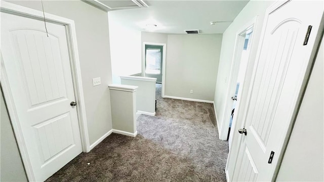 4417 Belcamp Rd, Fairburn, GA 30213 - corridor with carpet, an upstairs landing, and attic access