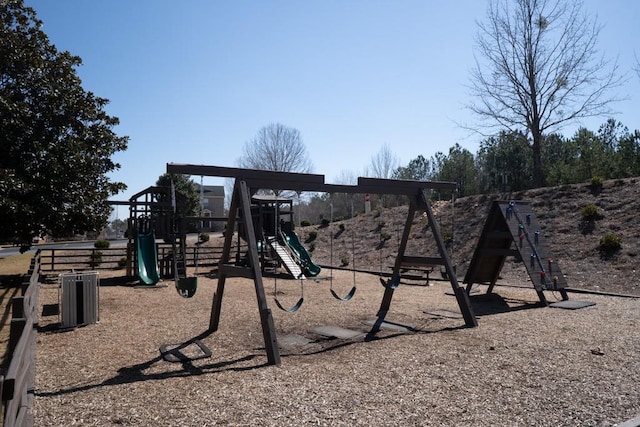 view of communal playground