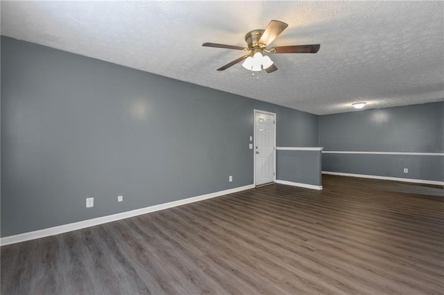 3303 Par Three Way, Lithonia, GA 30038 - empty room with wood finished floors, ceiling fan, and a textured ceiling