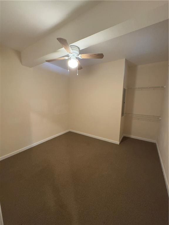 118 Pointe Cir, Dahlonega, GA 30533 - spare room with dark colored carpet and ceiling fan