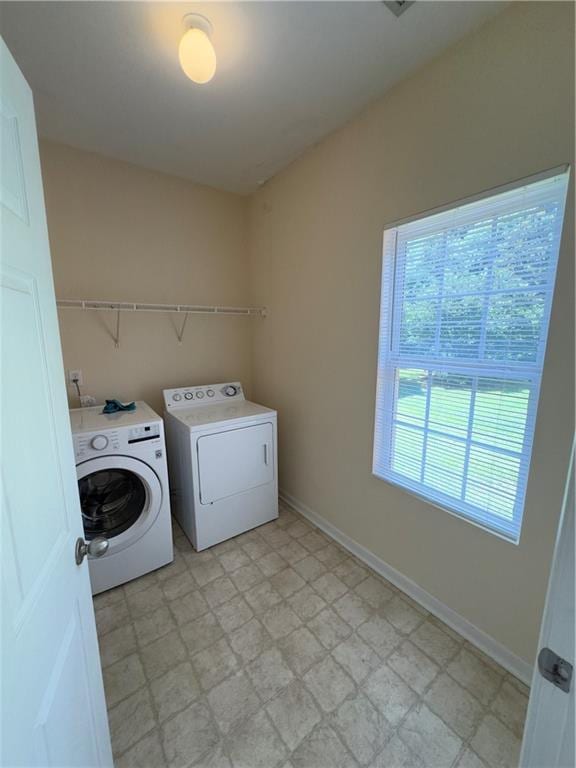 118 Pointe Cir, Dahlonega, GA 30533 - laundry area with light flooring and washing machine and dryer
