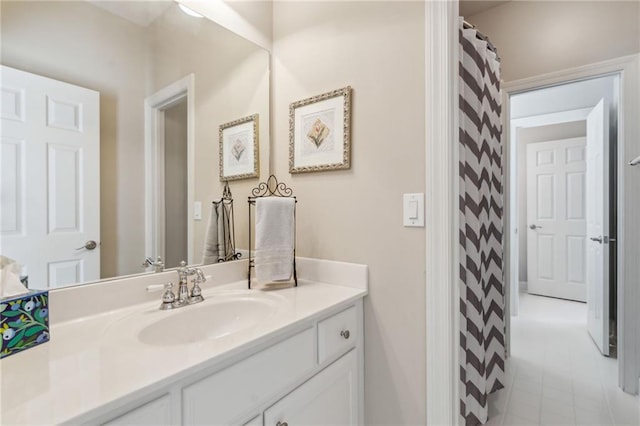 full bathroom with vanity