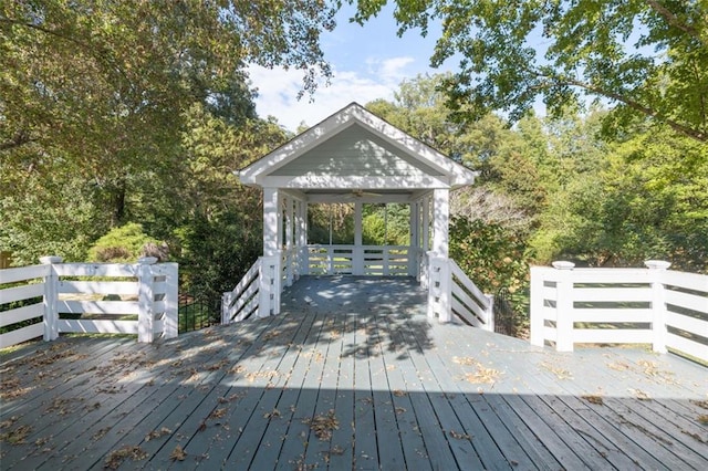 view of deck